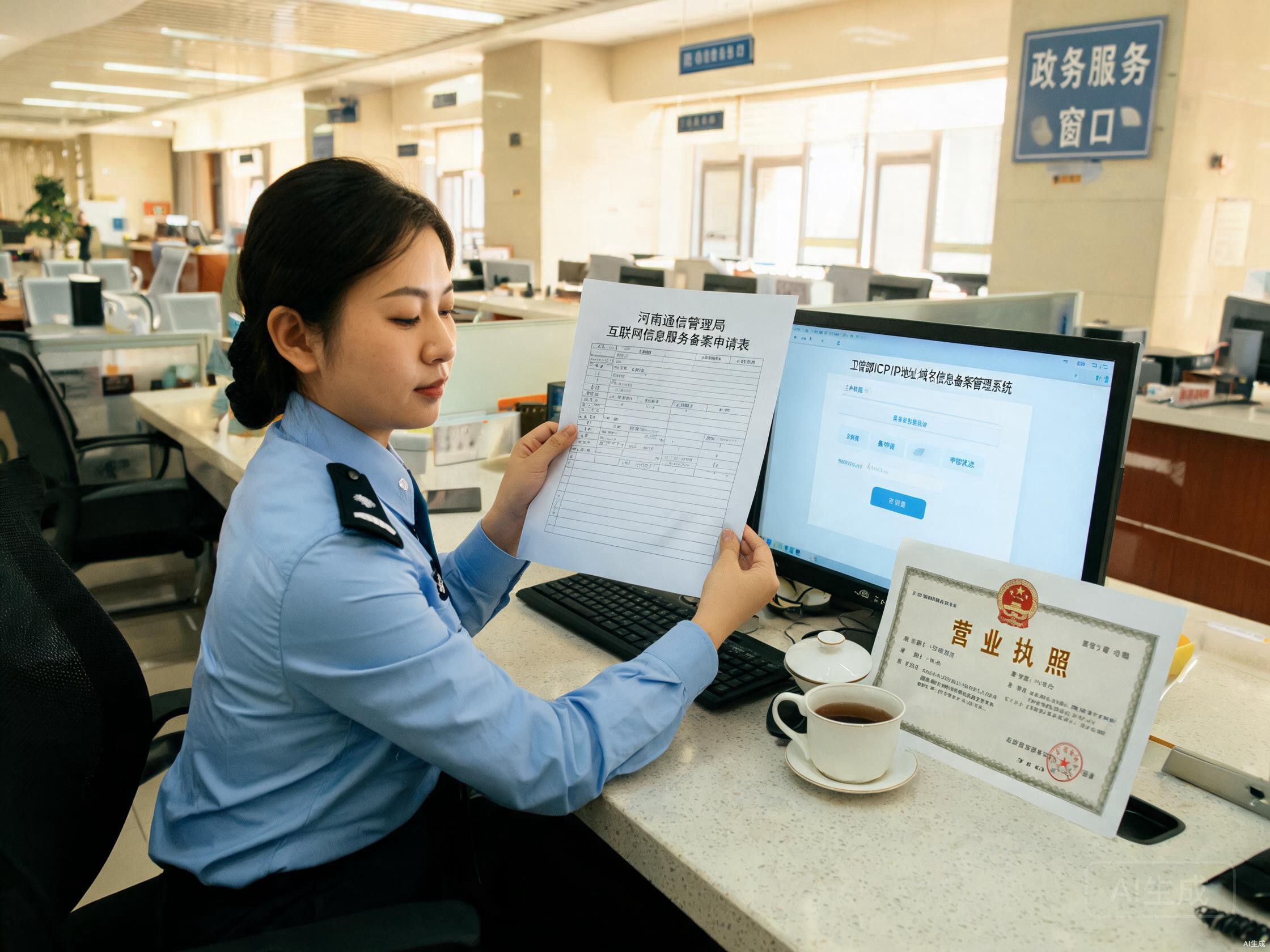河南ICP备案一站式代办服务大图